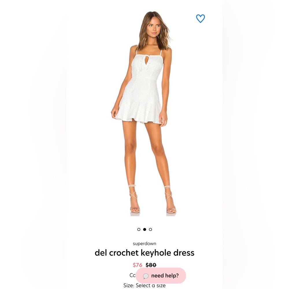 Crochete white linen Dress!